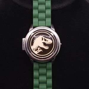 Jurassic World Kids Digital Watch Spinner T Rex Silicone Band